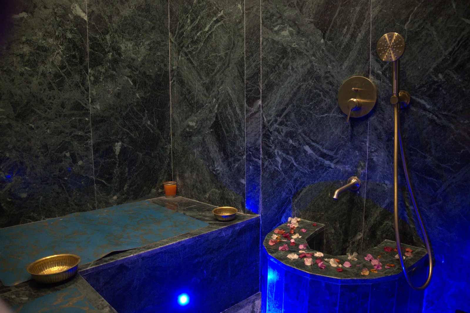 Douche du hammam, Riad N'S Marrakech