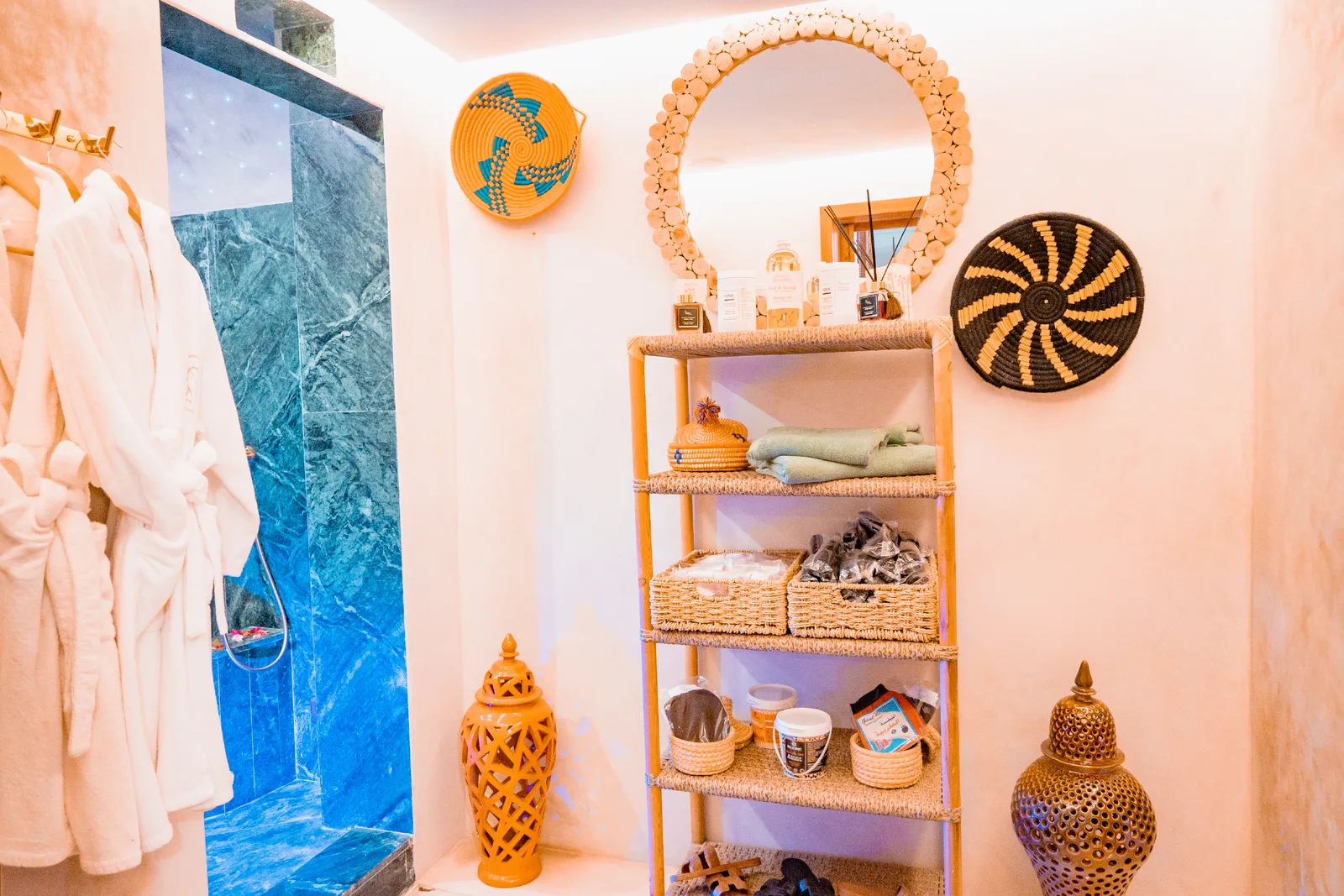 Peignoirs et produits du spa, Riad N'S Marrakech